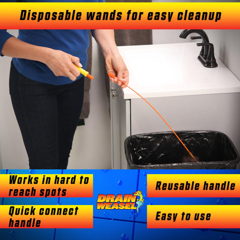 FlexiSnake 360° rotation design reaches deep clogs in tight spaces.