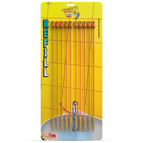 FlexiSnake Drain Weasel refill 18-inch wand ready for quick hair-clog removal in sinks.