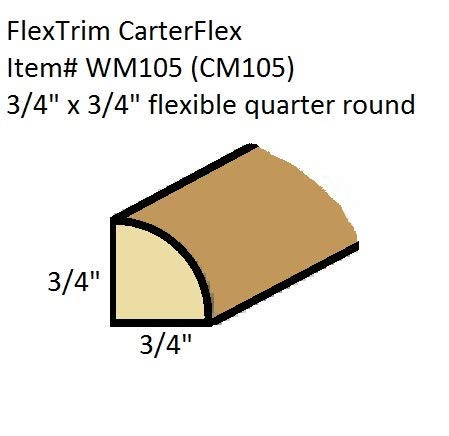 FLEXTRIM WM105 flexible installation around curved stairs and columns.