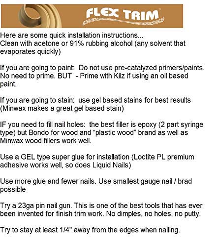 FLEXTRIM WM105 made in the USA, a durable trim solution for lasting results.