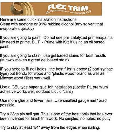 FLEXTRIM WM105 made in the USA, a durable trim solution for lasting results.