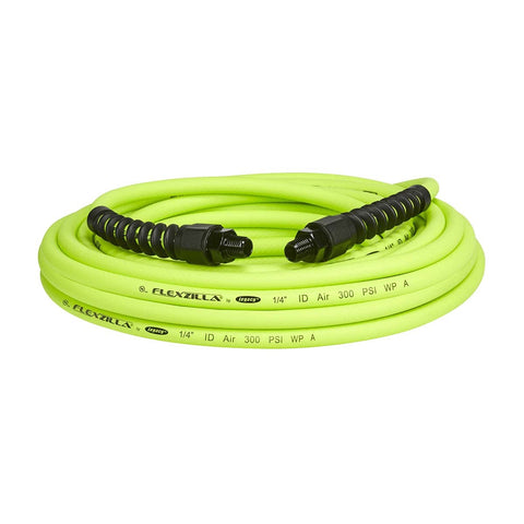 Flexzilla Pro air hose with field repairable fittings on-site.