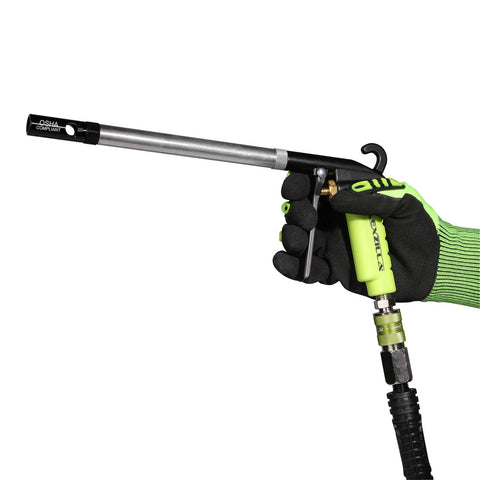 Flexzilla X1 blow gun kit nozzles meeting OSHA safety standards