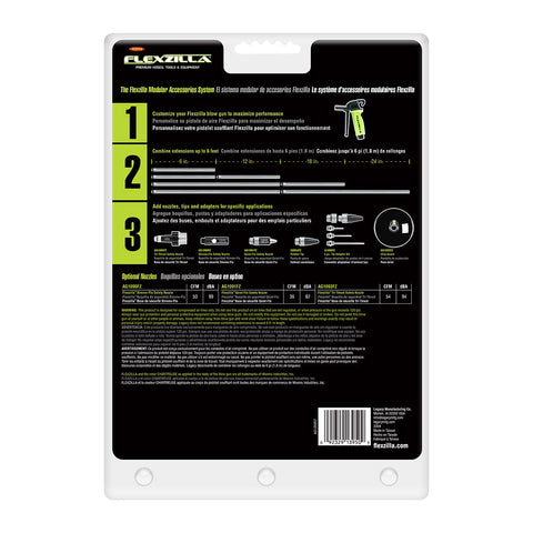 Flexzilla Xtreme-Flo nozzle on ZillaGreen model enables safer, more efficient cleanup.