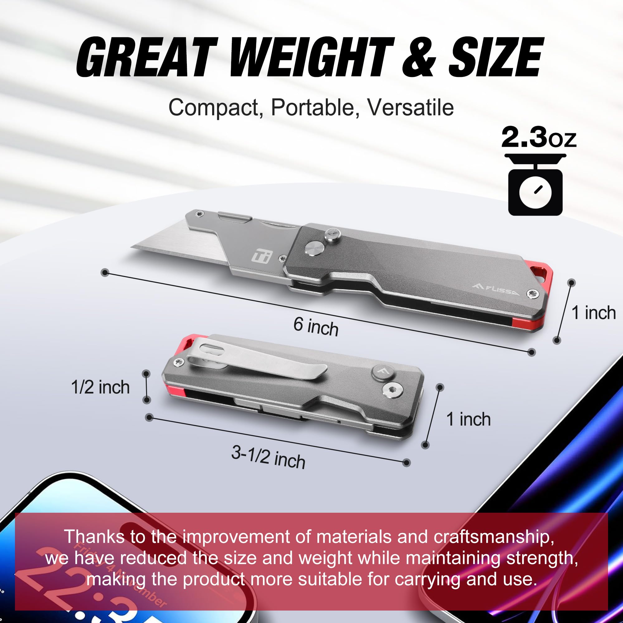 FLISSA includes 10 extra double-use blades for convenience