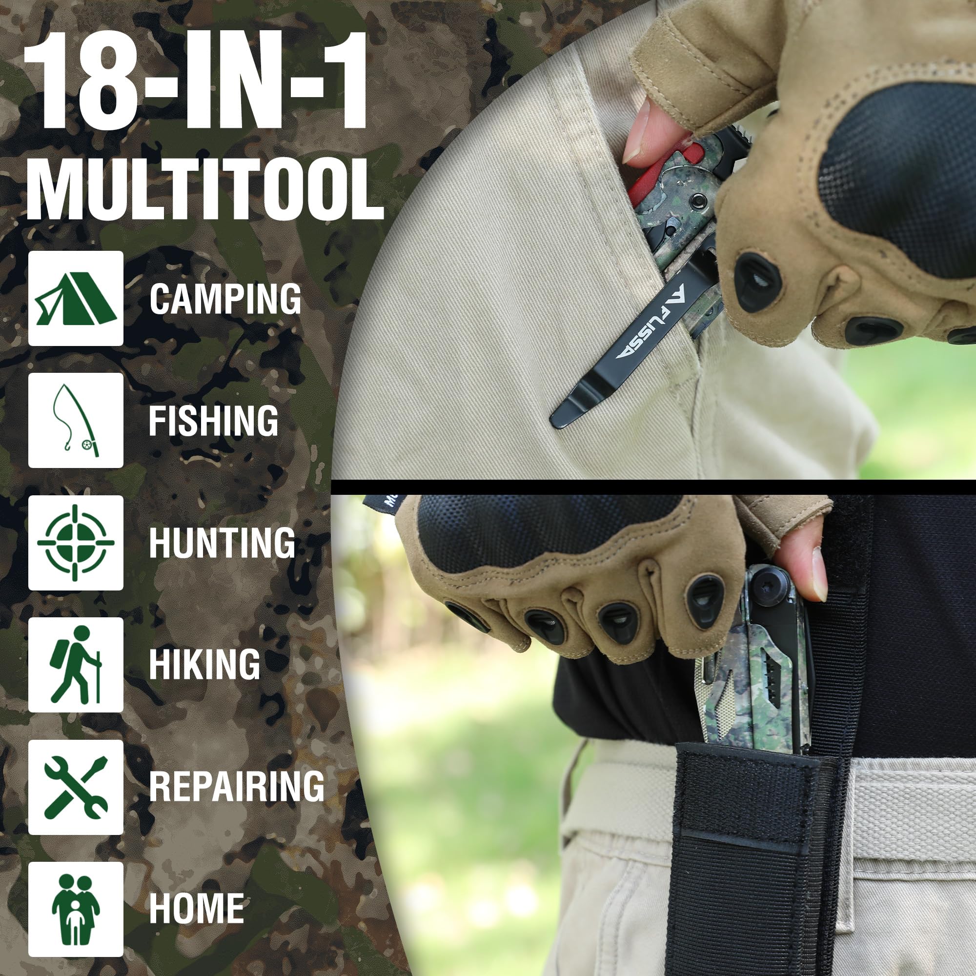 Flissa multitool ergonomic pliers for strong grip and versatile tasks.