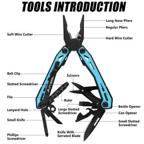 FLISSA Oxford sheath protects the multitool for easy transport