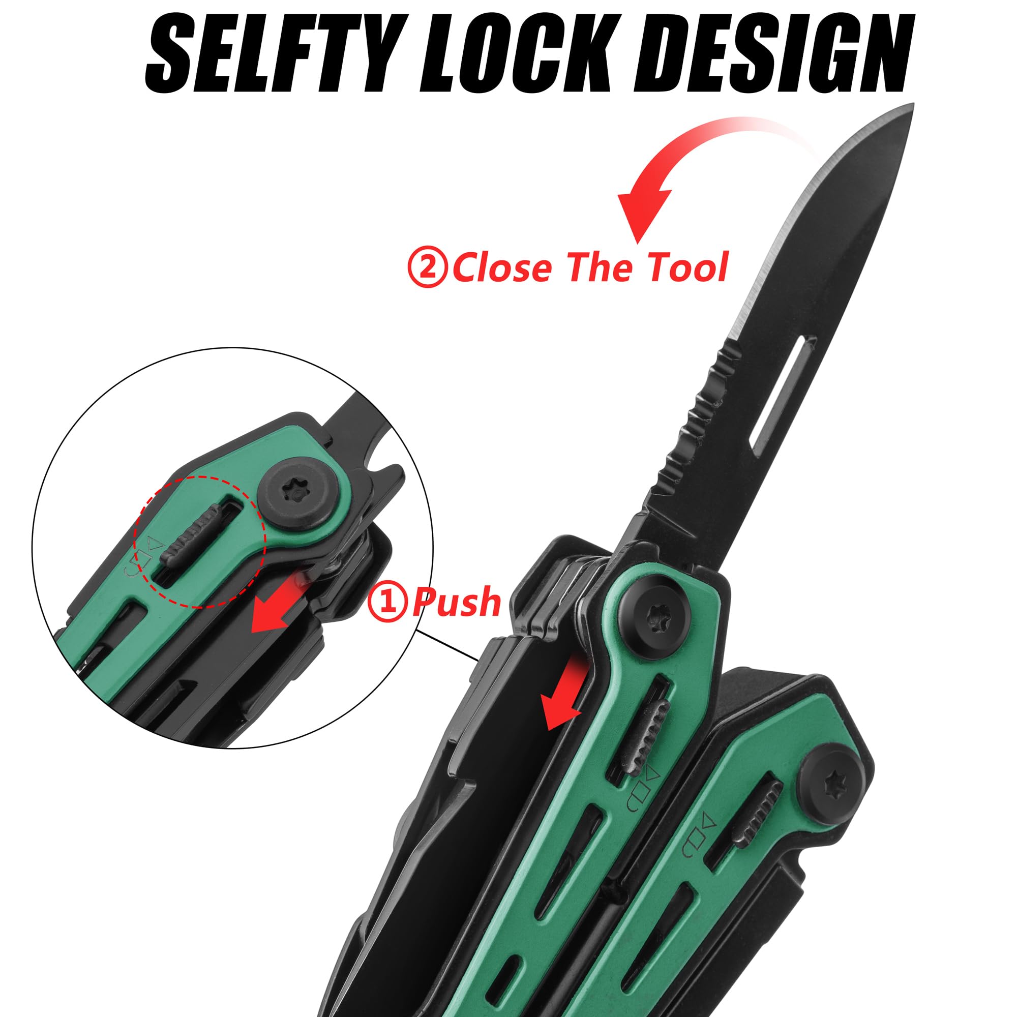 FLISSA wire cutters and screwdriver layout for quick fixes