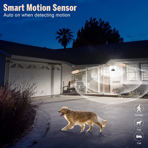 FLITI 1000lm brightness delivers clear illumination for porches and entryways.