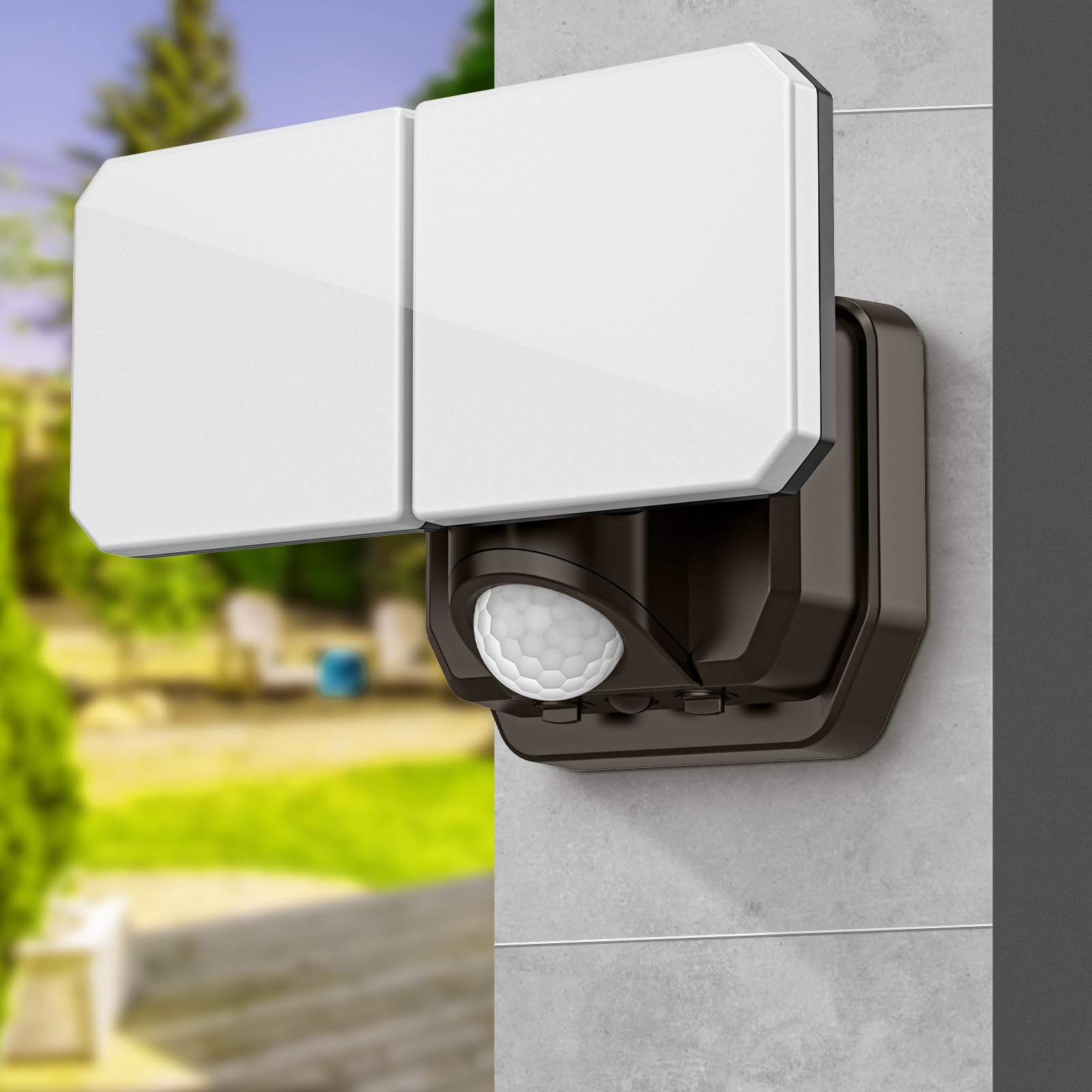 FLITI flood light outdoor 5000K bright 1000LM for safer evenings