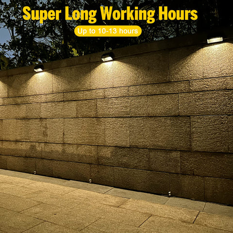 FLITI fence light offers eight colors and four modes to tailor ambiance.