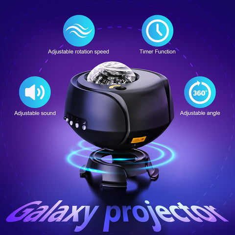 FLITI Star Projector full room coverage creates a vast, magical lightscape.