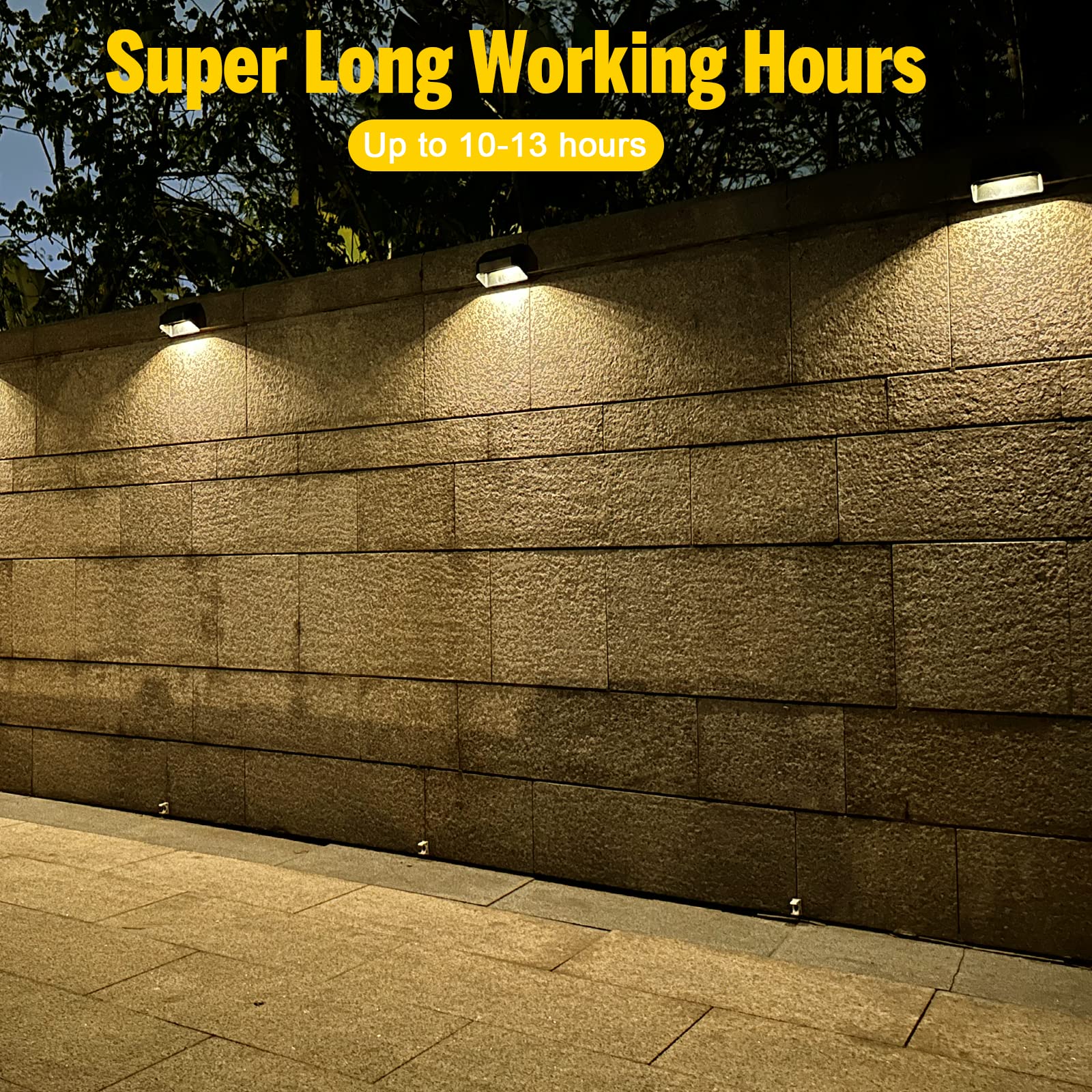 FLITI IP65 waterproof fence light withstands rain and snow for year-round use