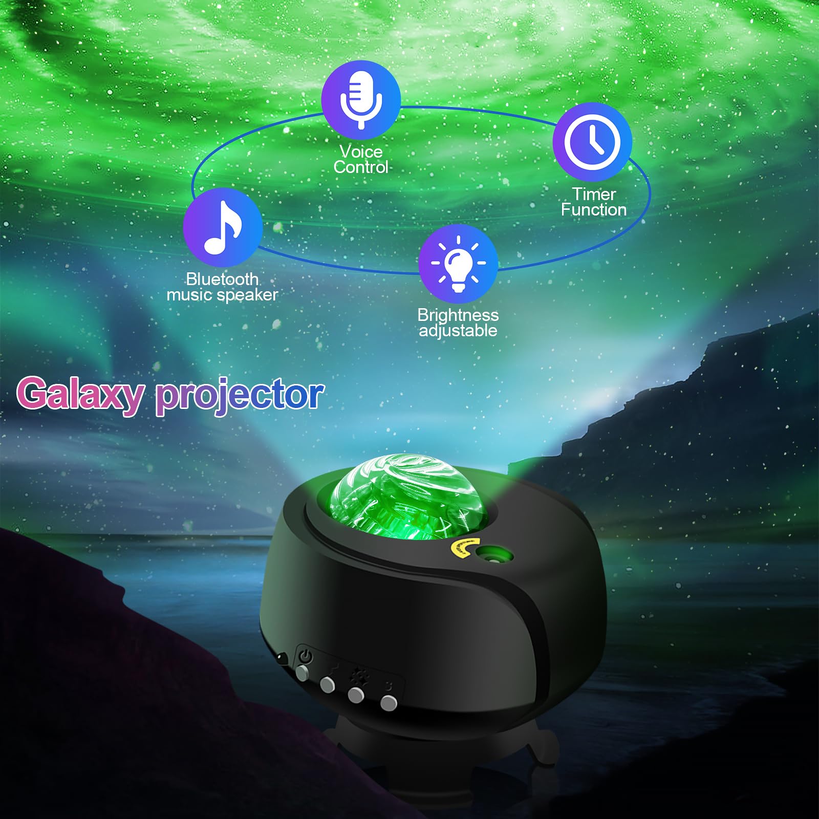 FLITI romantic night light creates a soft, enchanting atmosphere
