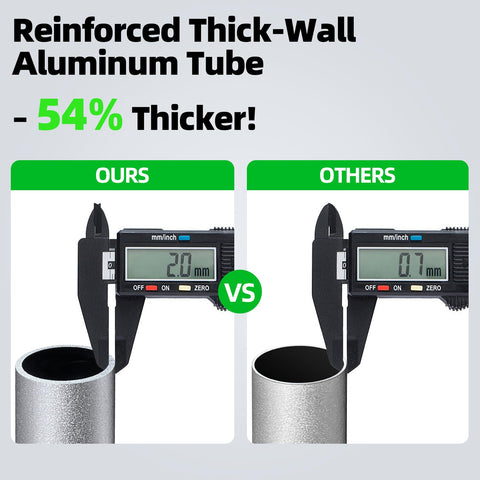 Flizubat stiff brush head tackles stubborn clogs and cobwebs from gutters.