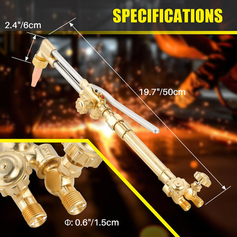 FLKQC 315FC torch handle metal body communicates durability for demanding shop use.