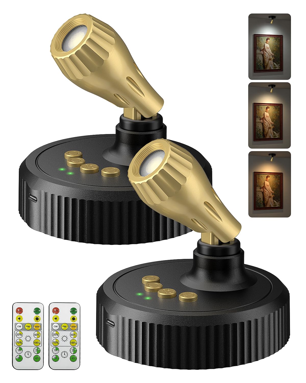 Floarligso LED Spotlight Indoor with Remote offers convenient ambient lighting for any room.