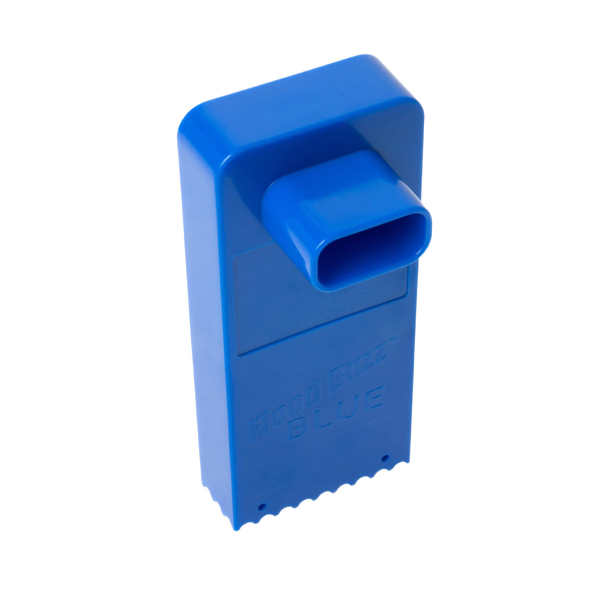 Flood Buzz Blue Model leak alarm in pan detects leaks early to protect your water heater