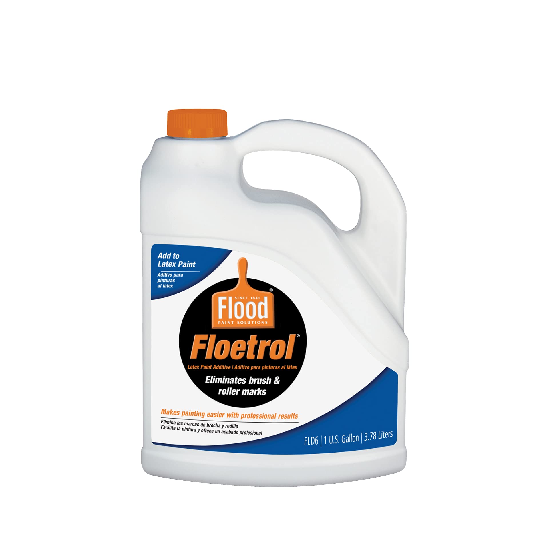 Flood Floetrol additive coverage-improvement shows better coverage without color or sheen change