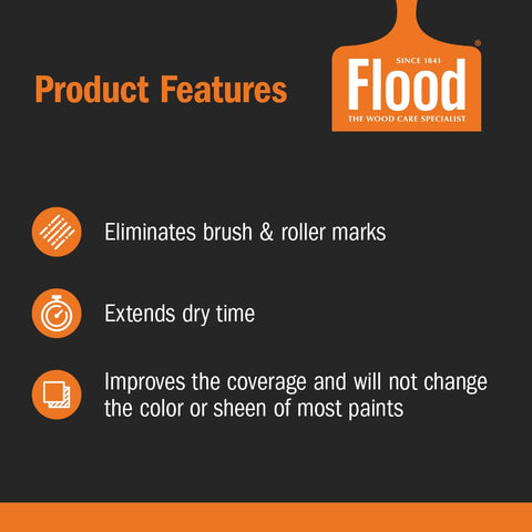 Flood Floetrol paint swirl demonstrates consistent color and mixing action