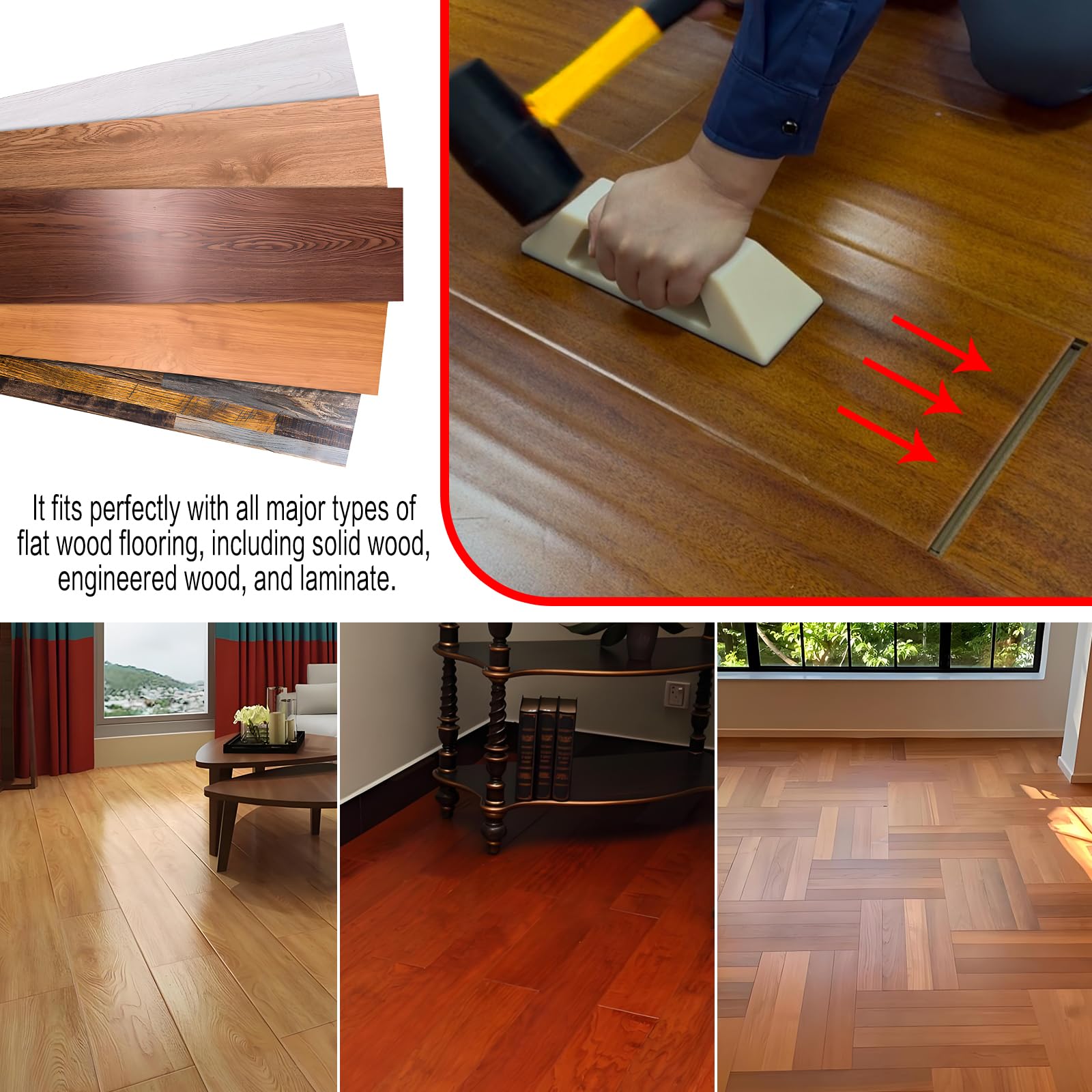 4-piece spacers setup helps precise alignment for tight boards.