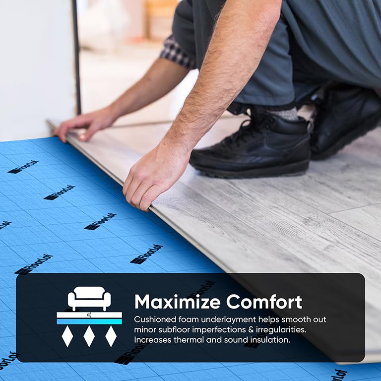 Floorlot BlueStep compatible with laminate, engineered wood, and solid hardwood floors.