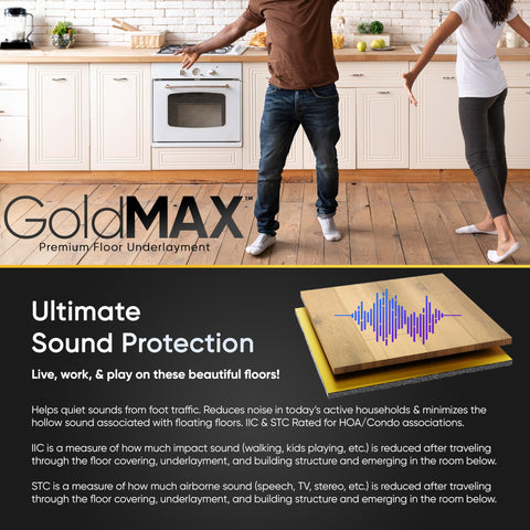 Floorlot GoldMax in a hallway, offering smooth, even finish.