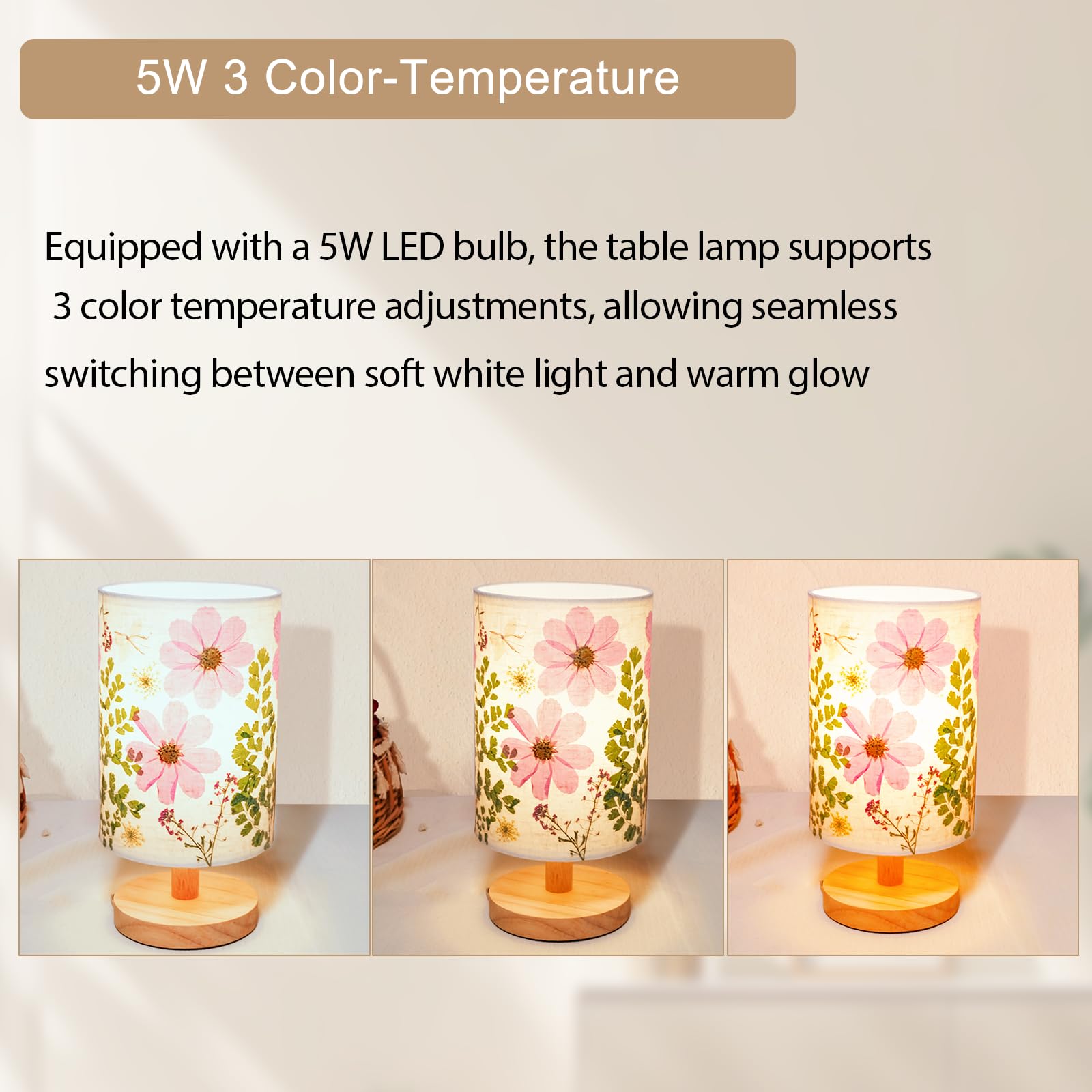 Floresita dried-flowers-lampshade showcases texture for cozy living room decor.