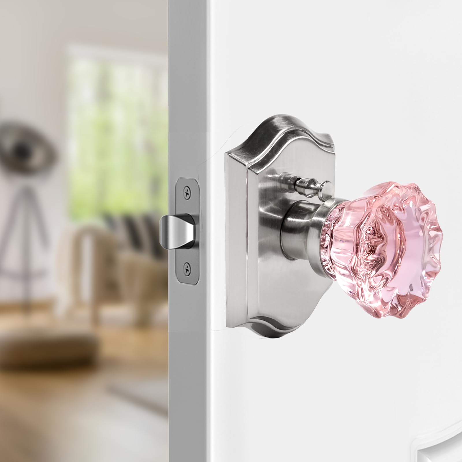 Floresita packaging shows quality-tested durable knob set