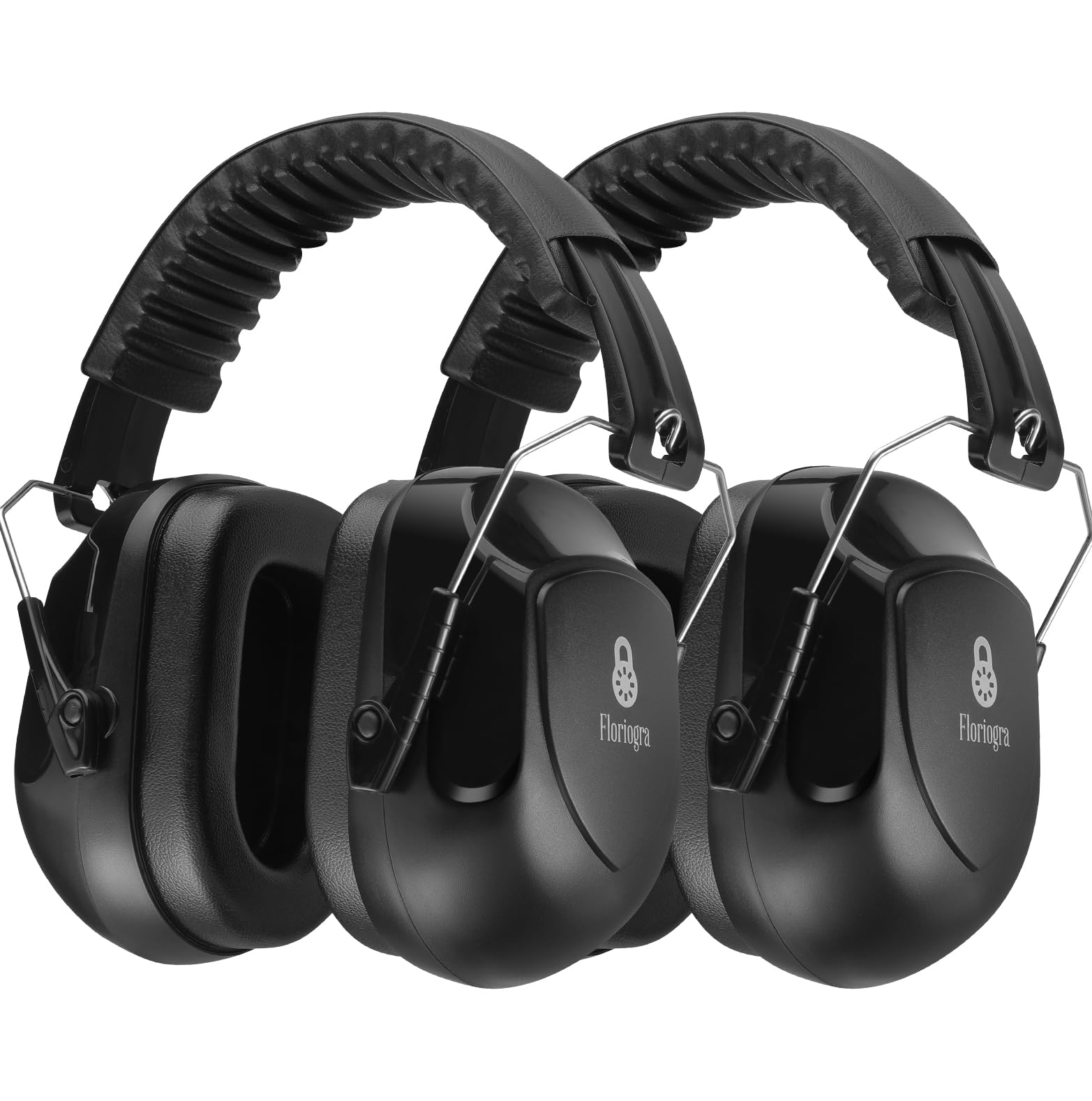 Floriogra 2-pack shooting headphones with 34dB protection for quiet range days