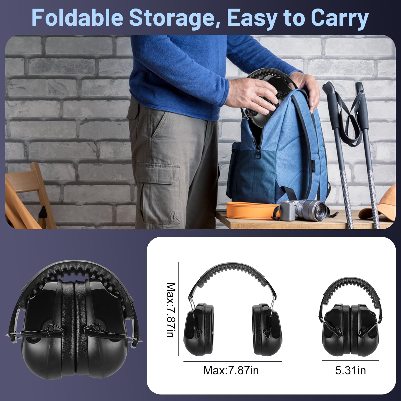Floriogra soft imitation leather earcups provide comfortable long wear