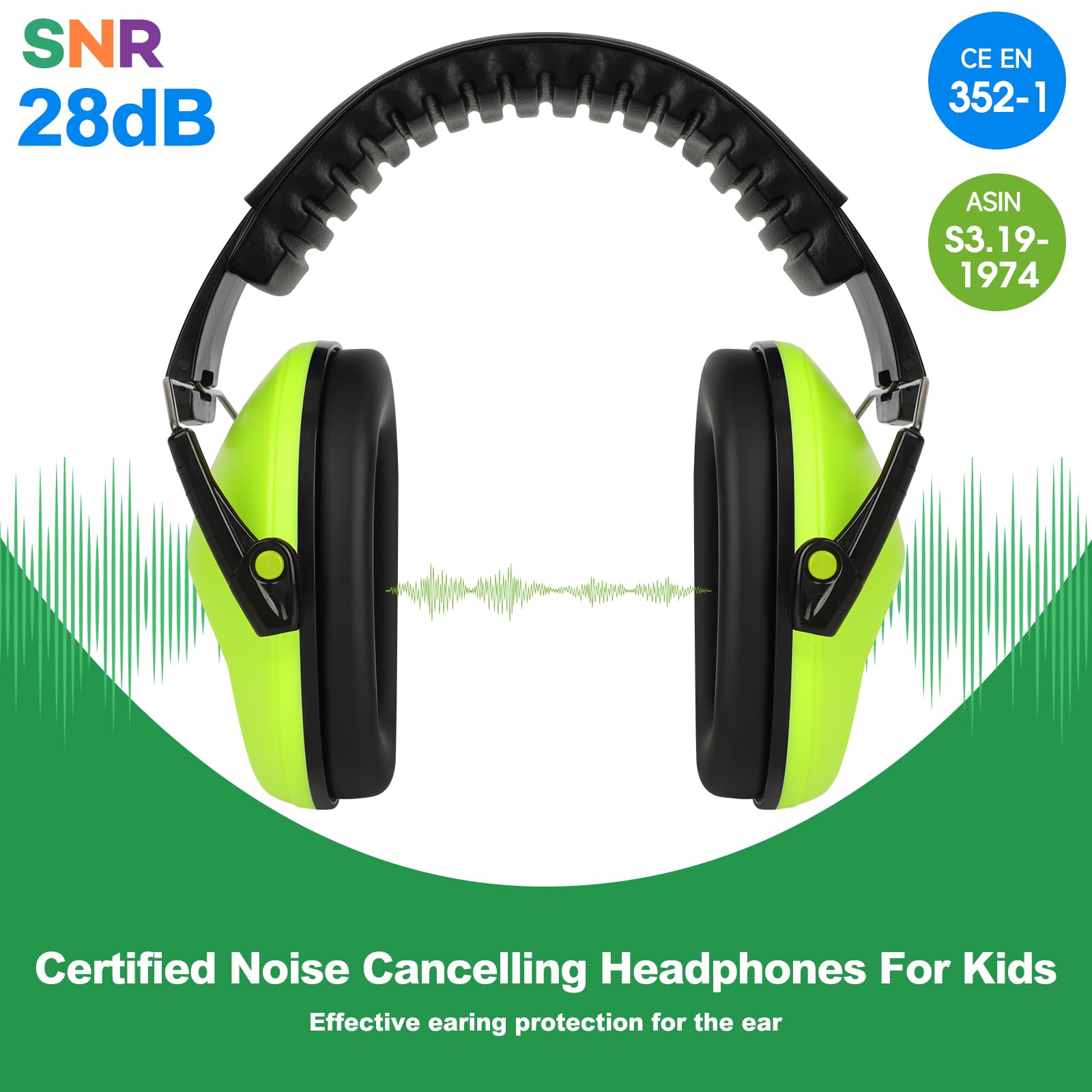 Floriogra 2Pack ANSI and CE certified earmuffs meet safety standards.