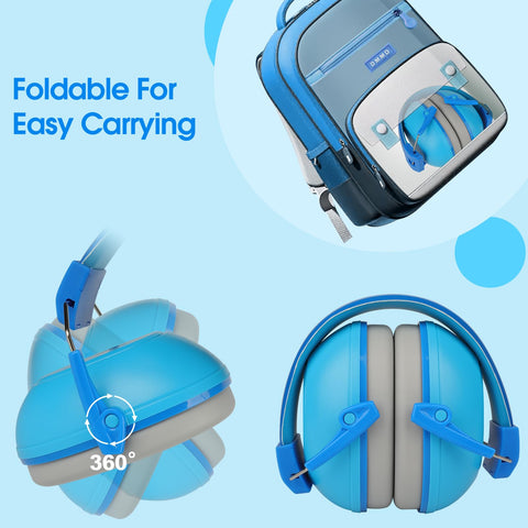 Floriogra kids headphones worn by child during events with noise relief.