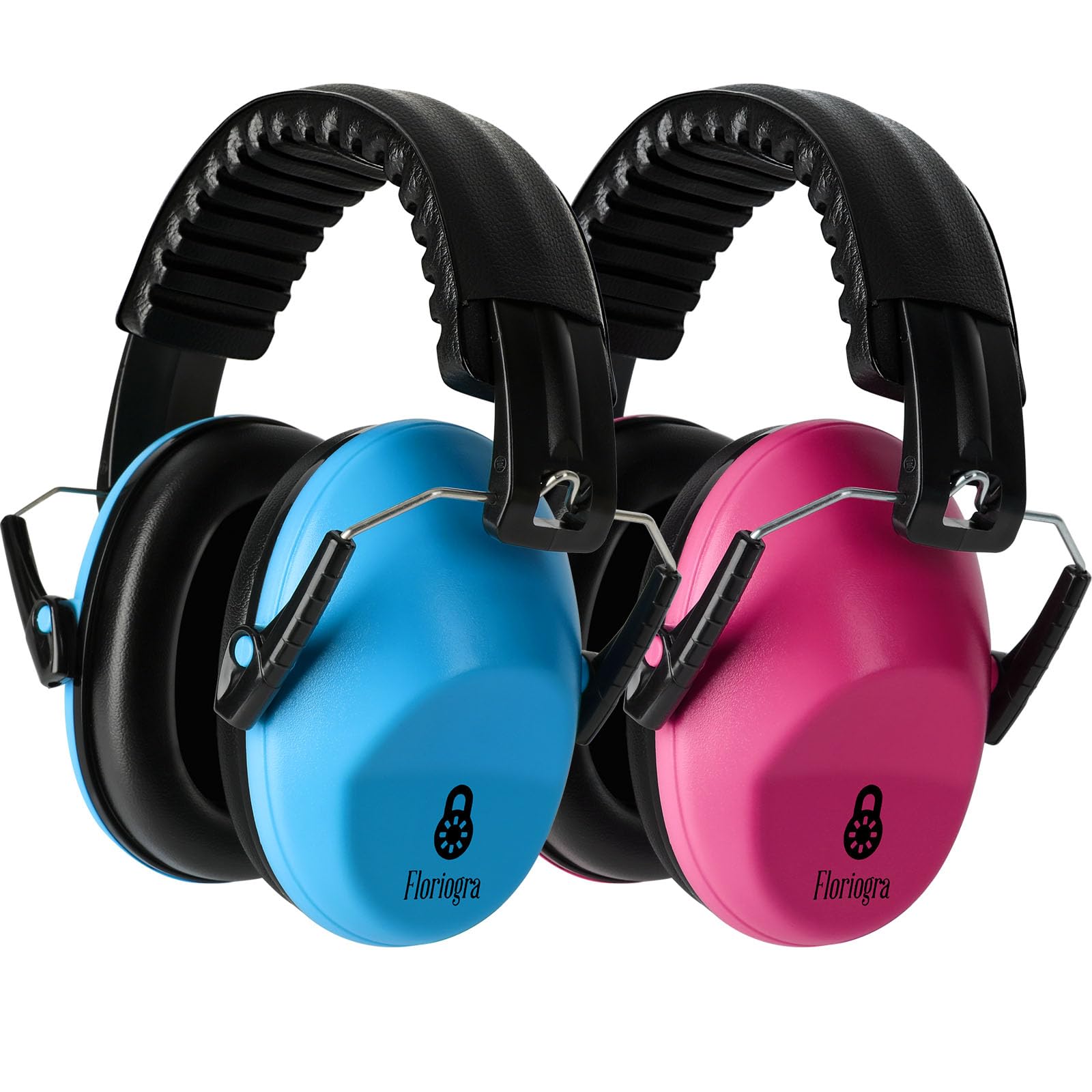 Floriogra kids noise-cancelling headphones with soft earcups for all-day comfort.