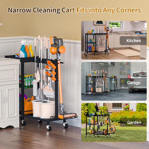 FLOUREE 350lbs capacity supports heavy tools and supplies.