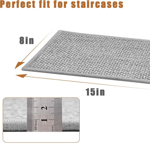 FlowaFoli stair treads reduce footstep noise and provide cushioned support.