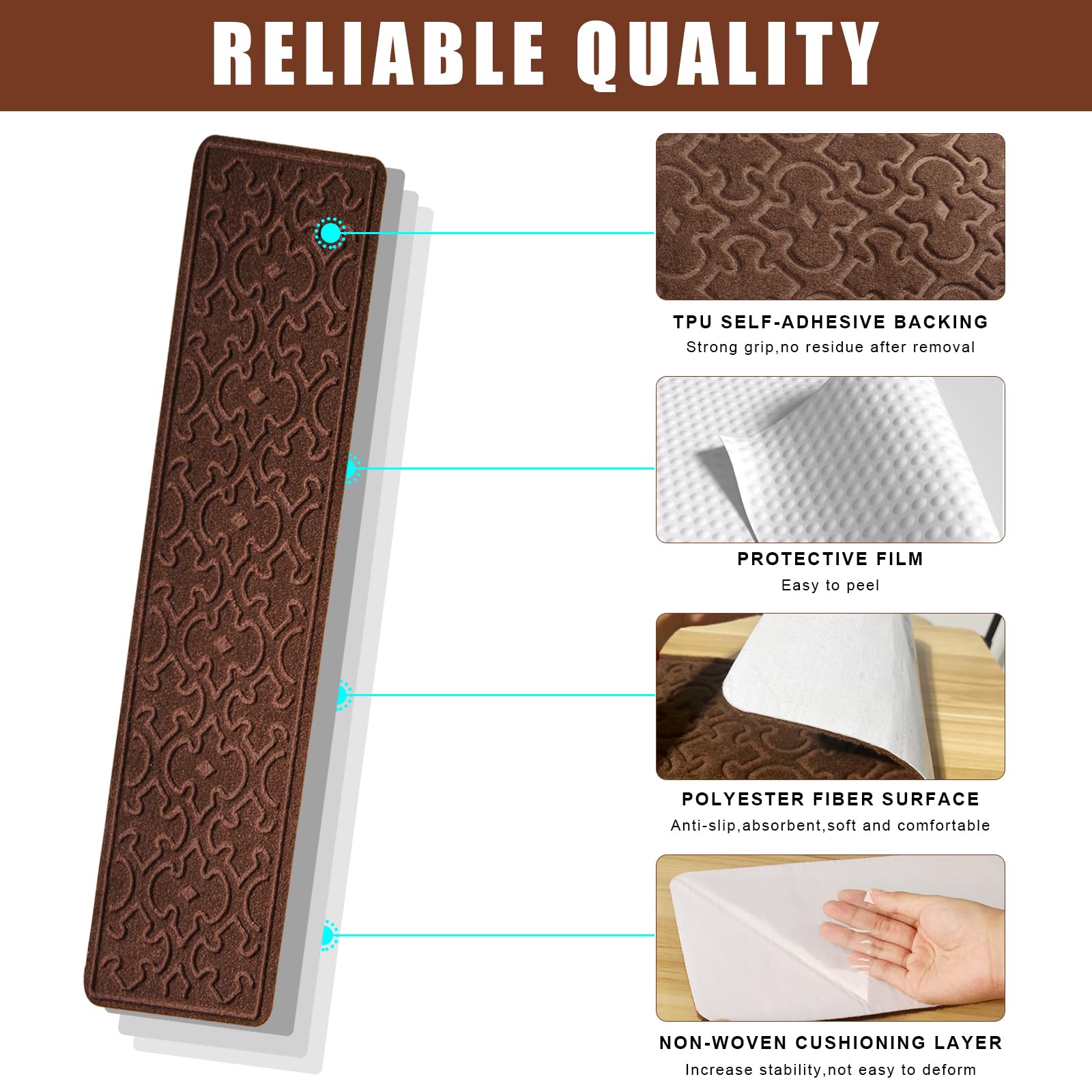 FlowaFoli machine-washable tread for easy maintenance