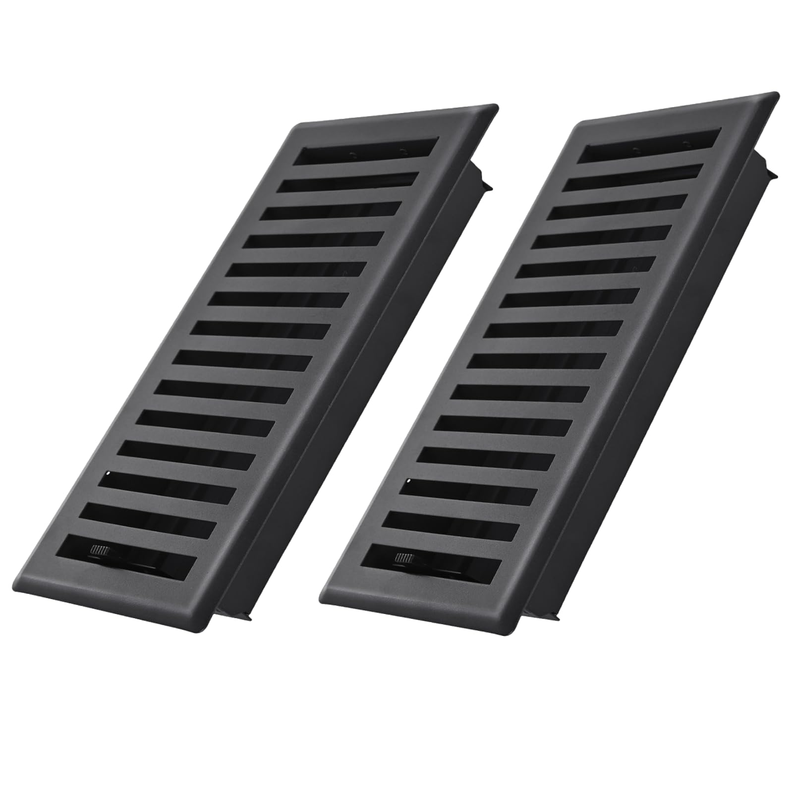 Flowild 2-pack floor register with 4x10 edge-folding design for secure fit and easy replacement