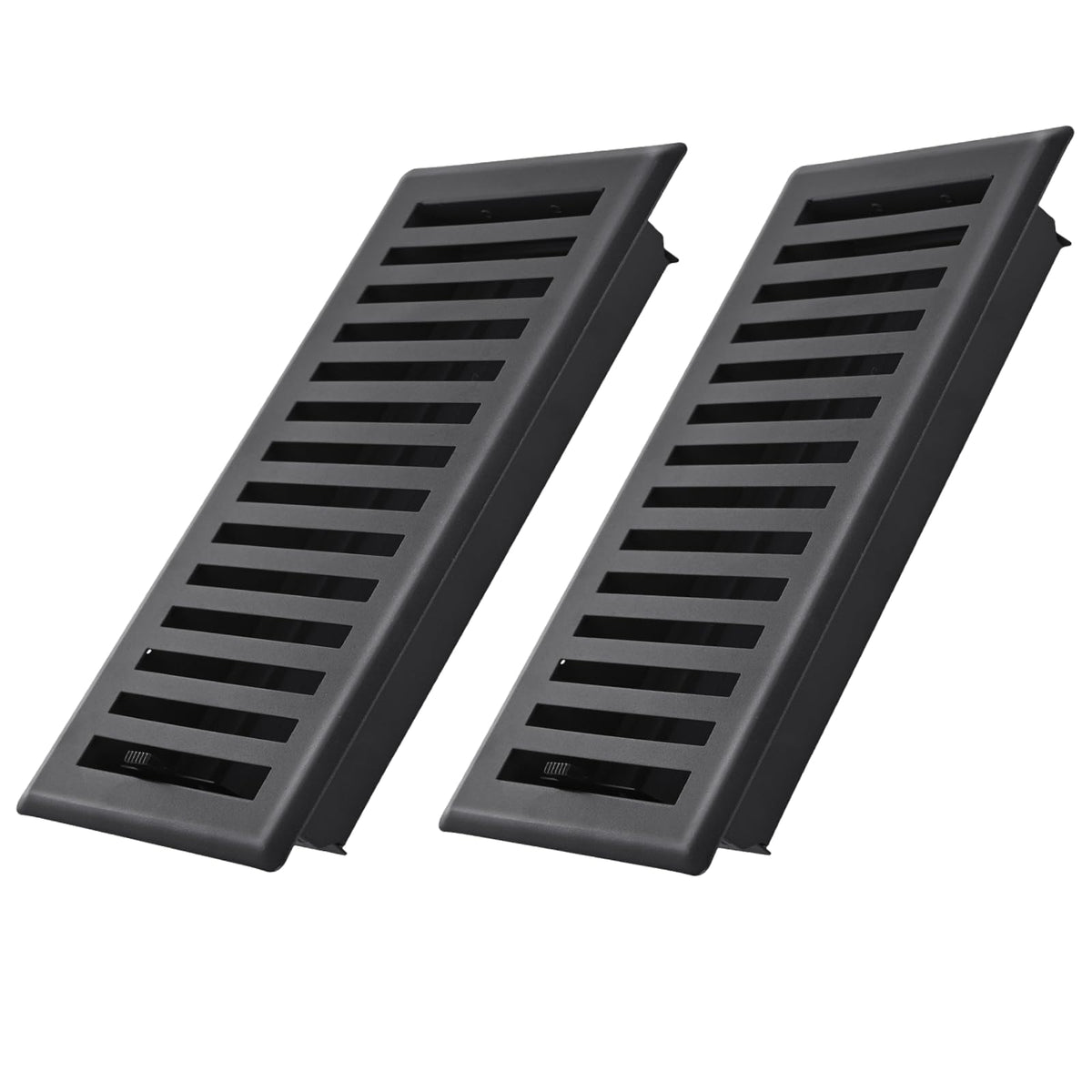 Flowild 2-pack floor register with 4x10 edge-folding design for secure fit and easy replacement