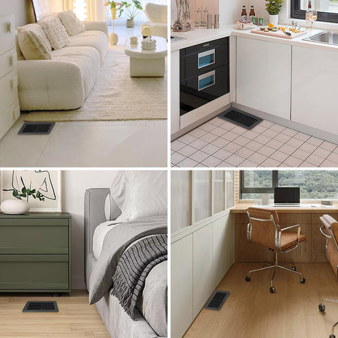Flowild versatile vent cover fit for kitchens, living rooms, and offices.