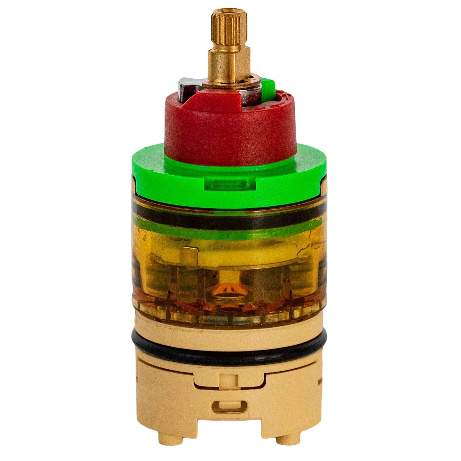 FlowRite cartridge-exterior: a durable replacement part for reliable safe-temp showers.