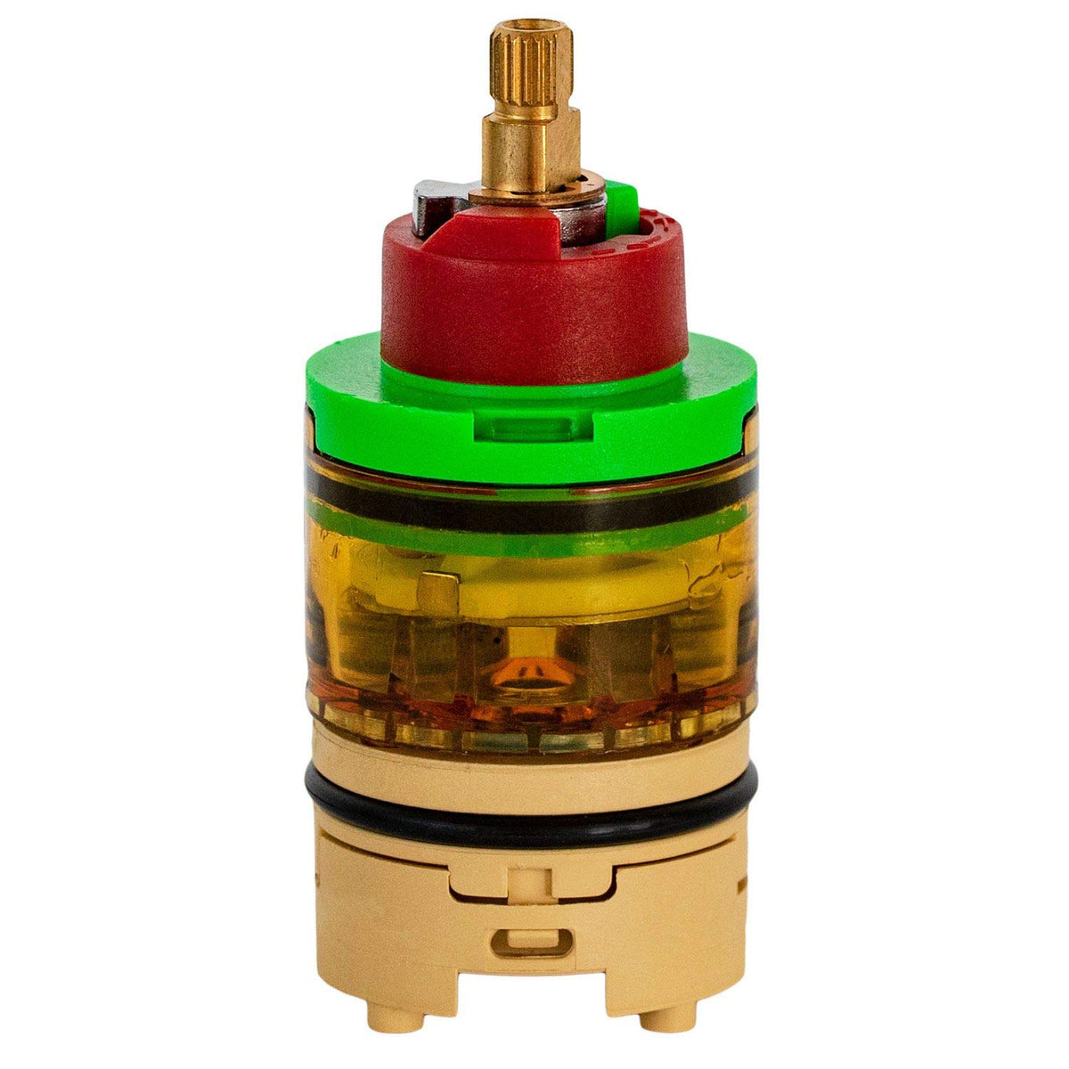 FlowRite cartridge-exterior: a durable replacement part for reliable safe-temp showers.
