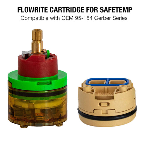 FlowRite single-handle-operation enables convenient temperature and flow control.