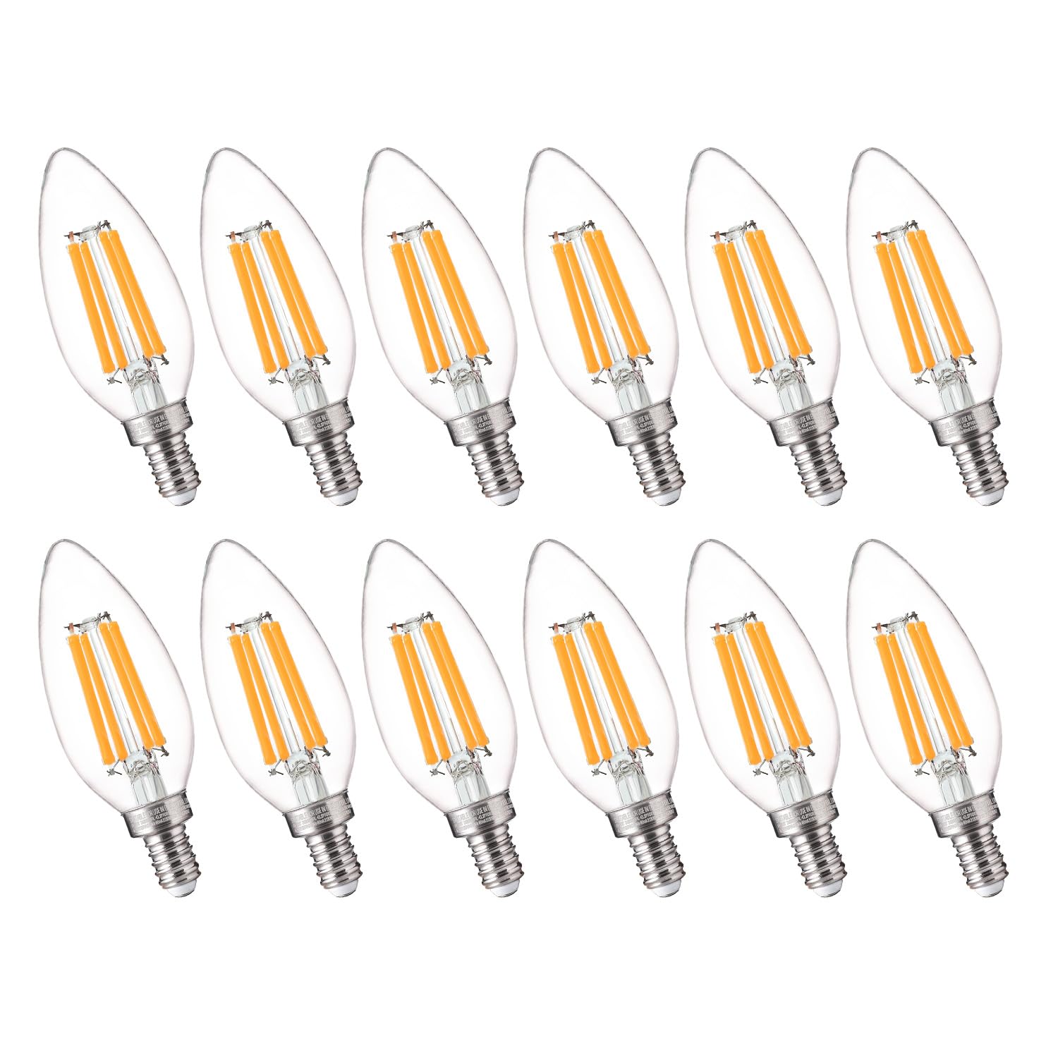 FLSNT 100W-equivalent LED candelabra bulb provides bright, energy-efficient lighting.