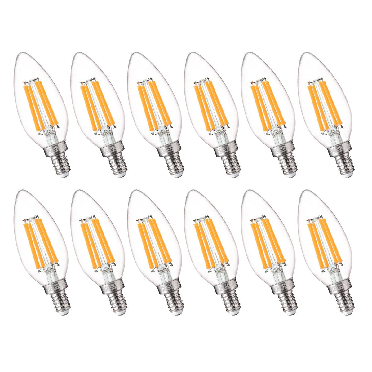 FLSNT 100W-equivalent LED candelabra bulb provides bright, energy-efficient lighting.