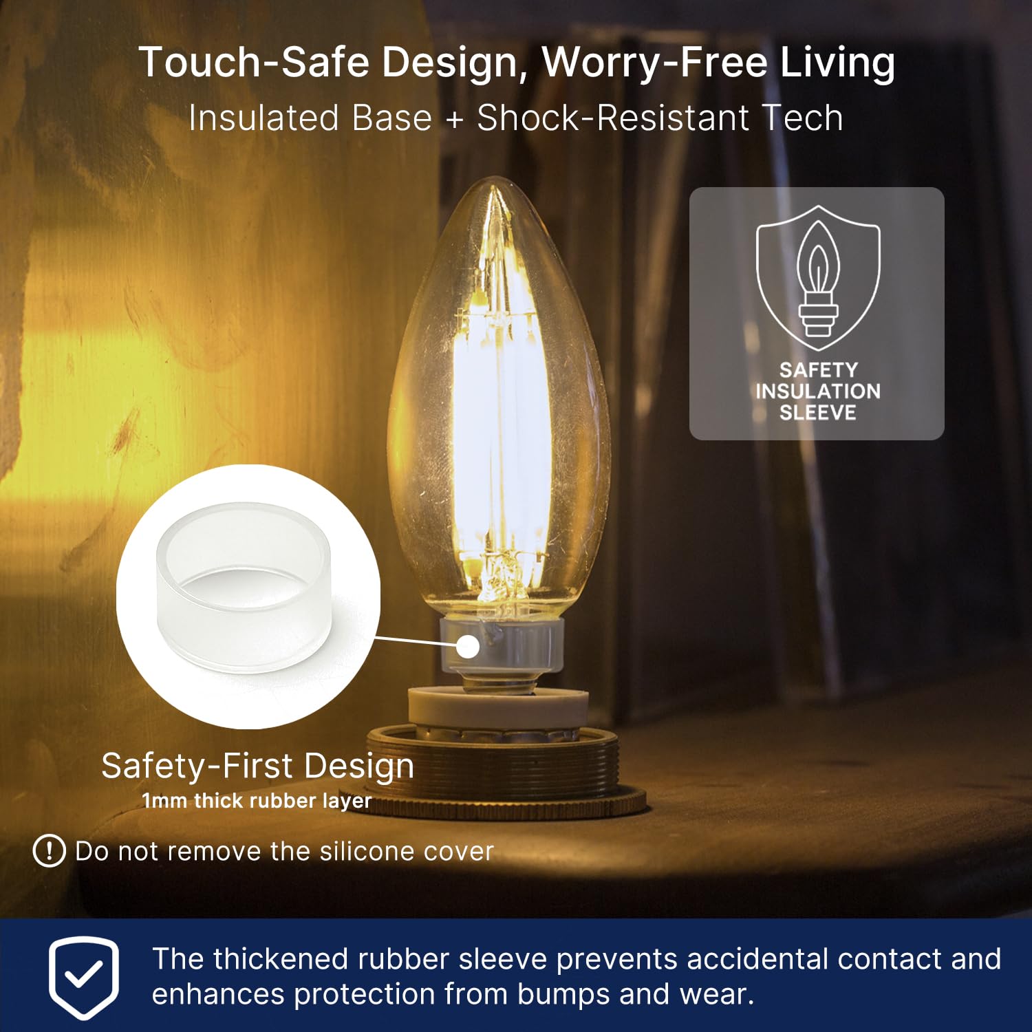 FLSNT 12-pack LED bulbs for simple replacement