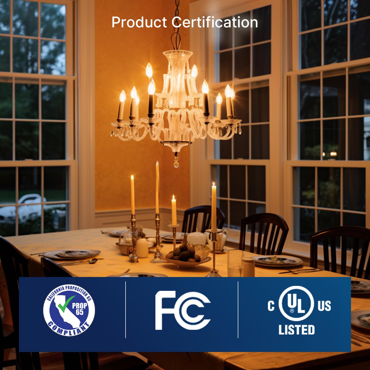 FLSNT 24-pack amber bulbs ensure replacement convenience for multiple fixtures.