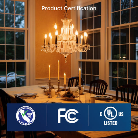 FLSNT 24-pack amber bulbs ensure replacement convenience for multiple fixtures.