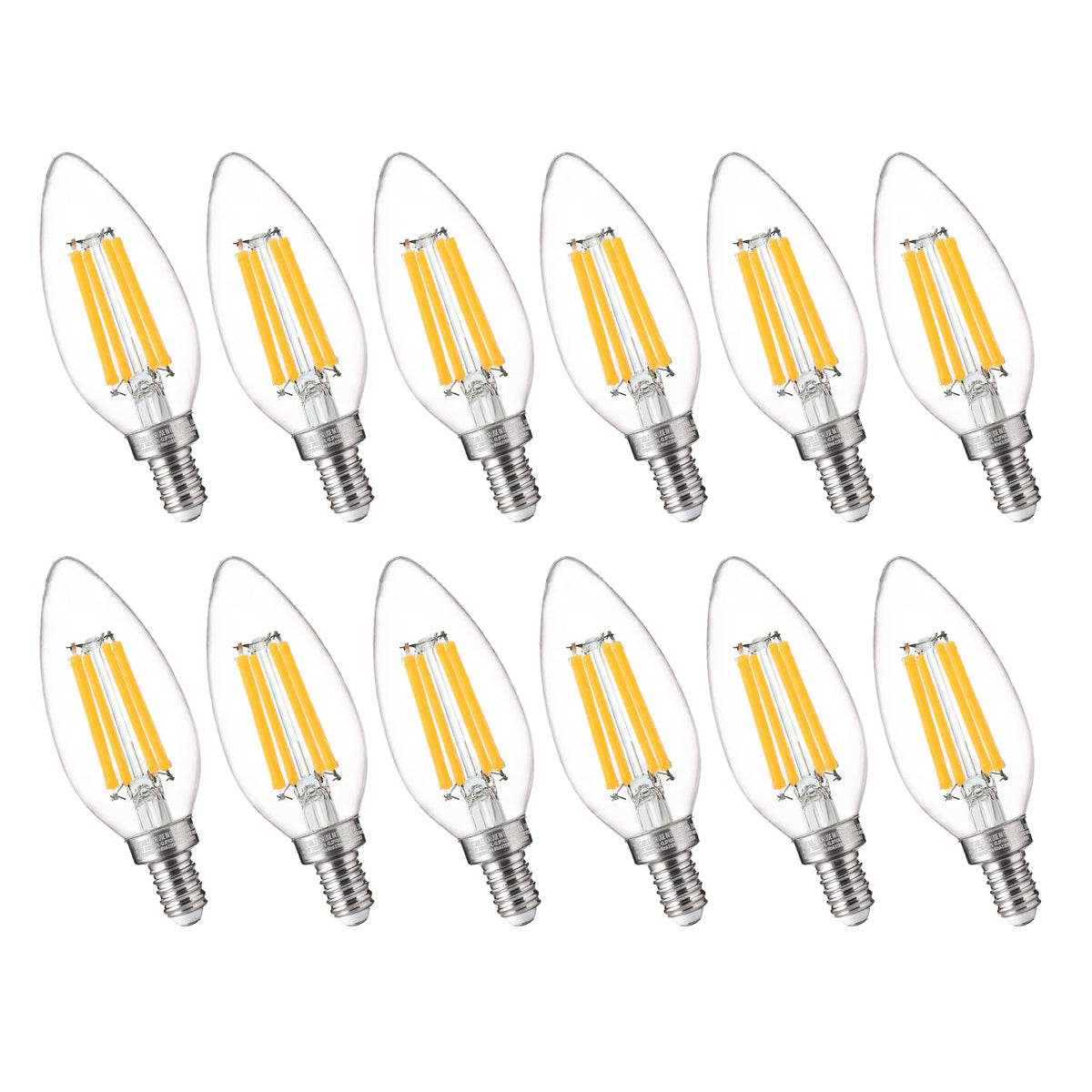FLSNT B11 LED bulb with 3500K neutral white for bright, energy-saving illumination.