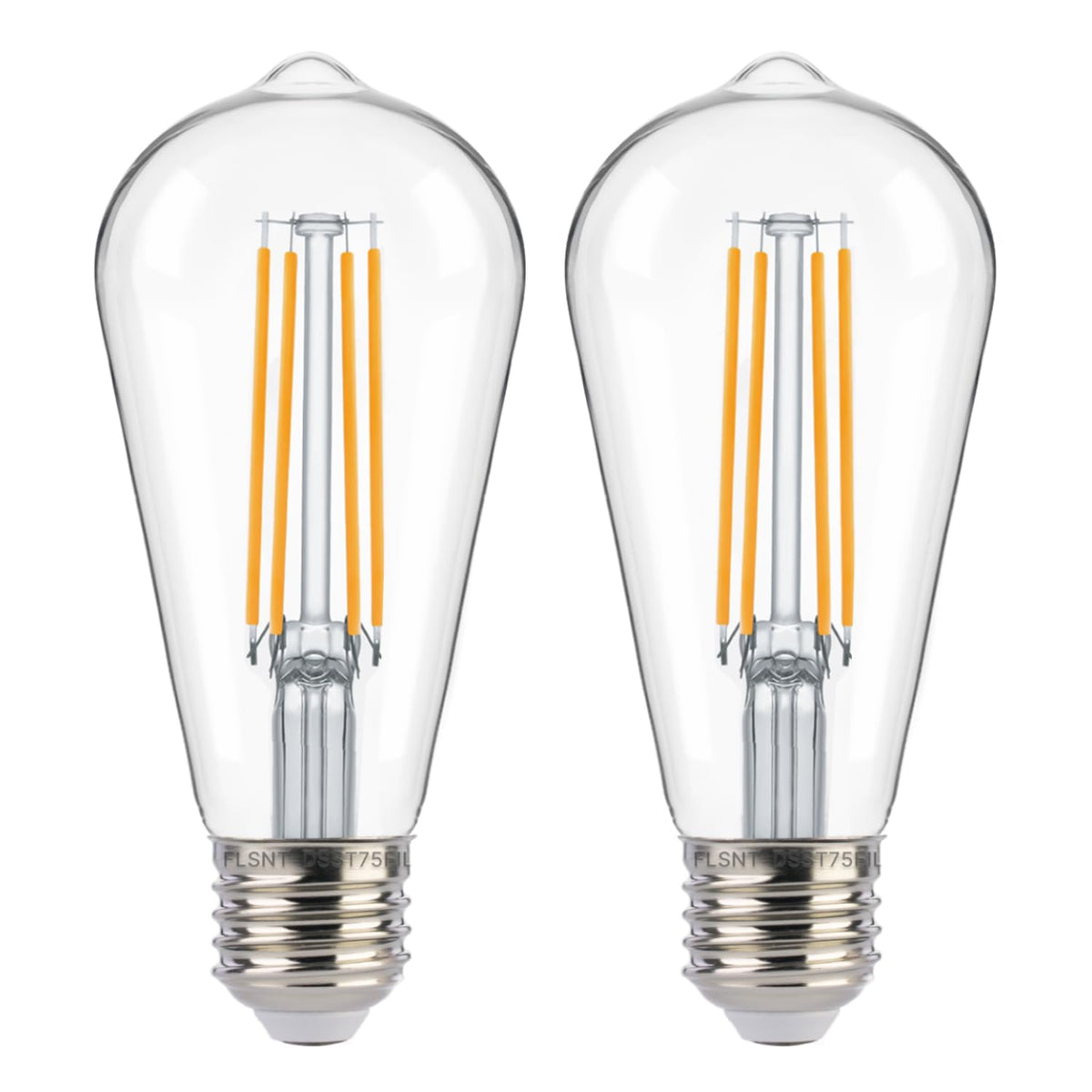 FLSNT Dusk-to-Dawn ST19 outdoor light glows automatically for nighttime visibility